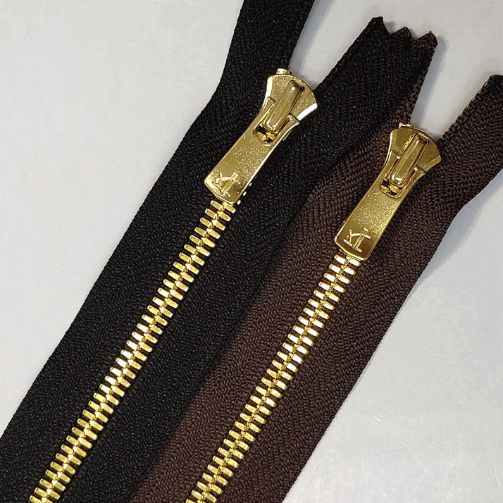 エクセラ® 5SGWQゴールドDA2E (止)40㎝ 在庫品 ファスナー ZIPPER オンライン通販